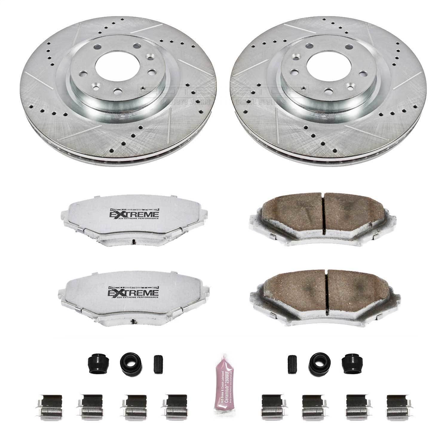 Z26 Brake Pads & Rotor Kit for Street