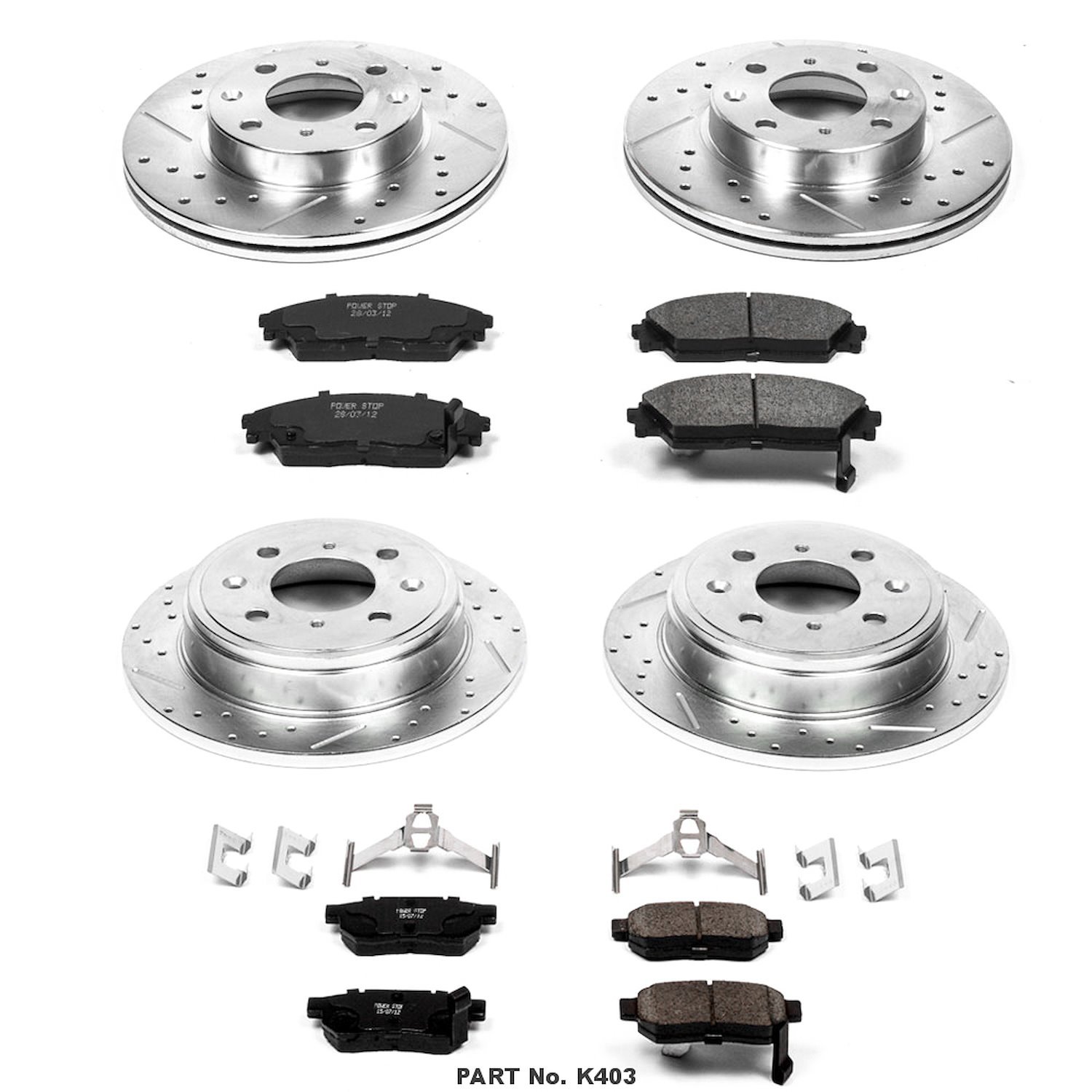 High Performance Brake Pads & Rotor Kit