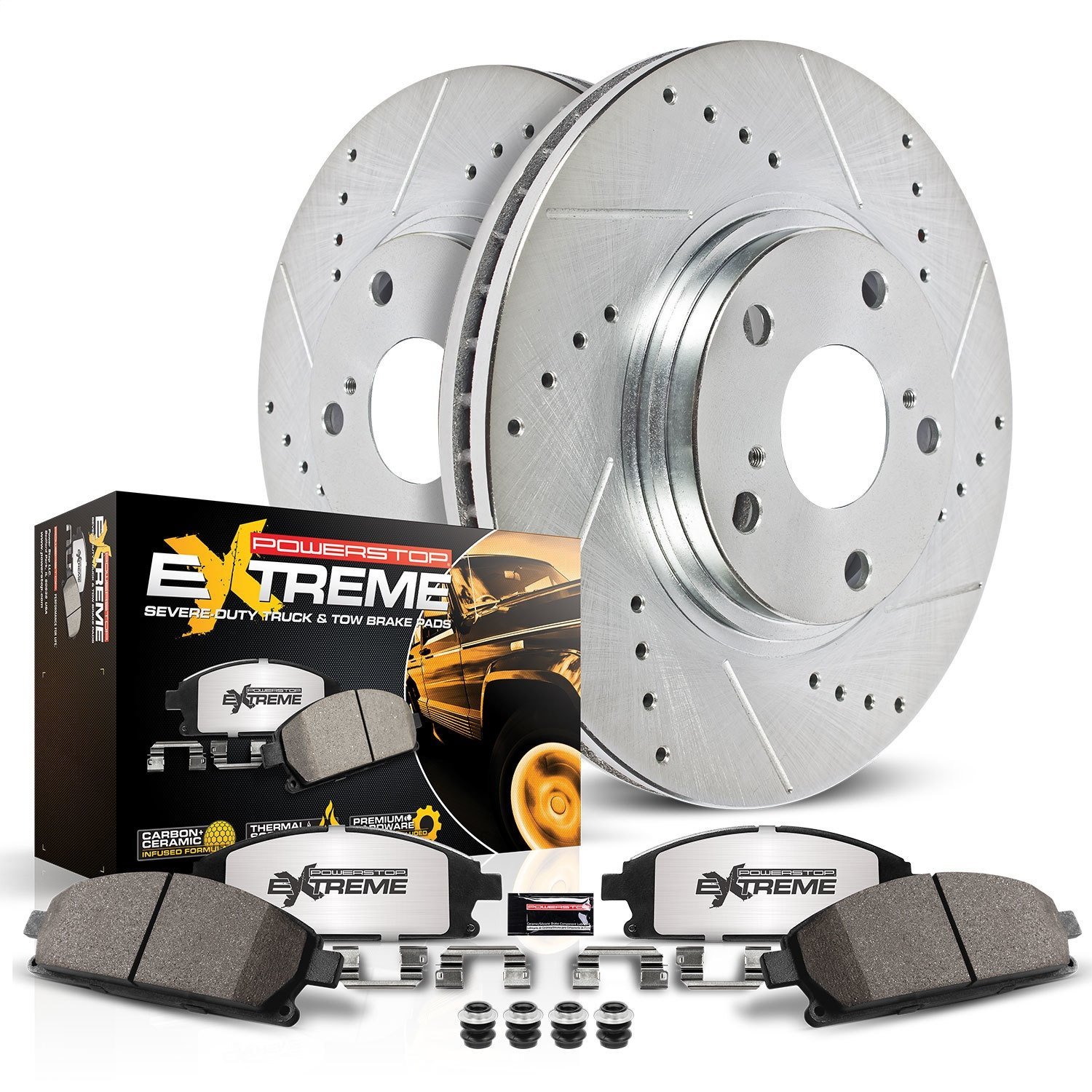 Z36 Front Brake Pads & Rotor Kit for Truck and Tow