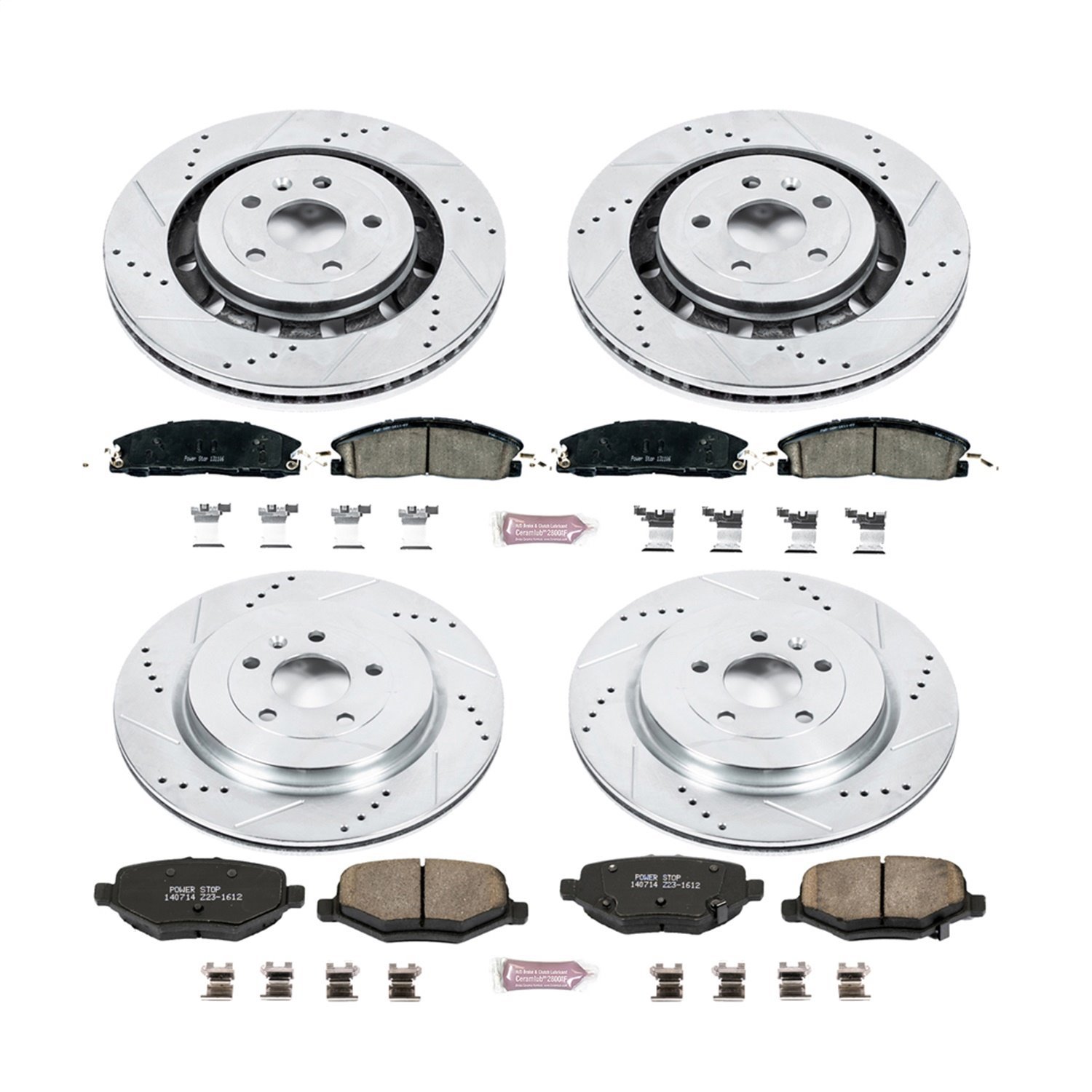 High Performance Brake Pads & Rotor Kit