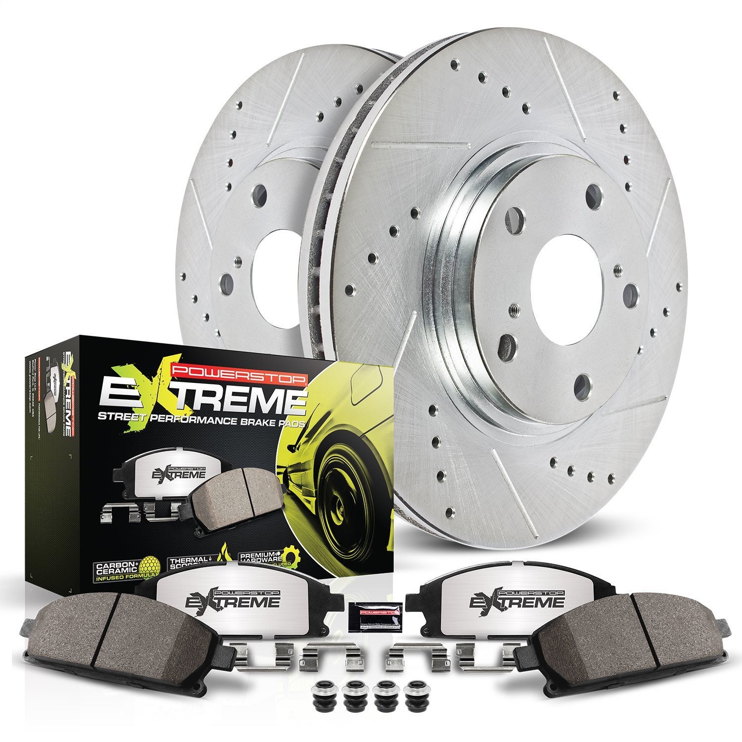 STREET WARRIOR BRAKE KIT Front 2015 FORD MUSTANG/