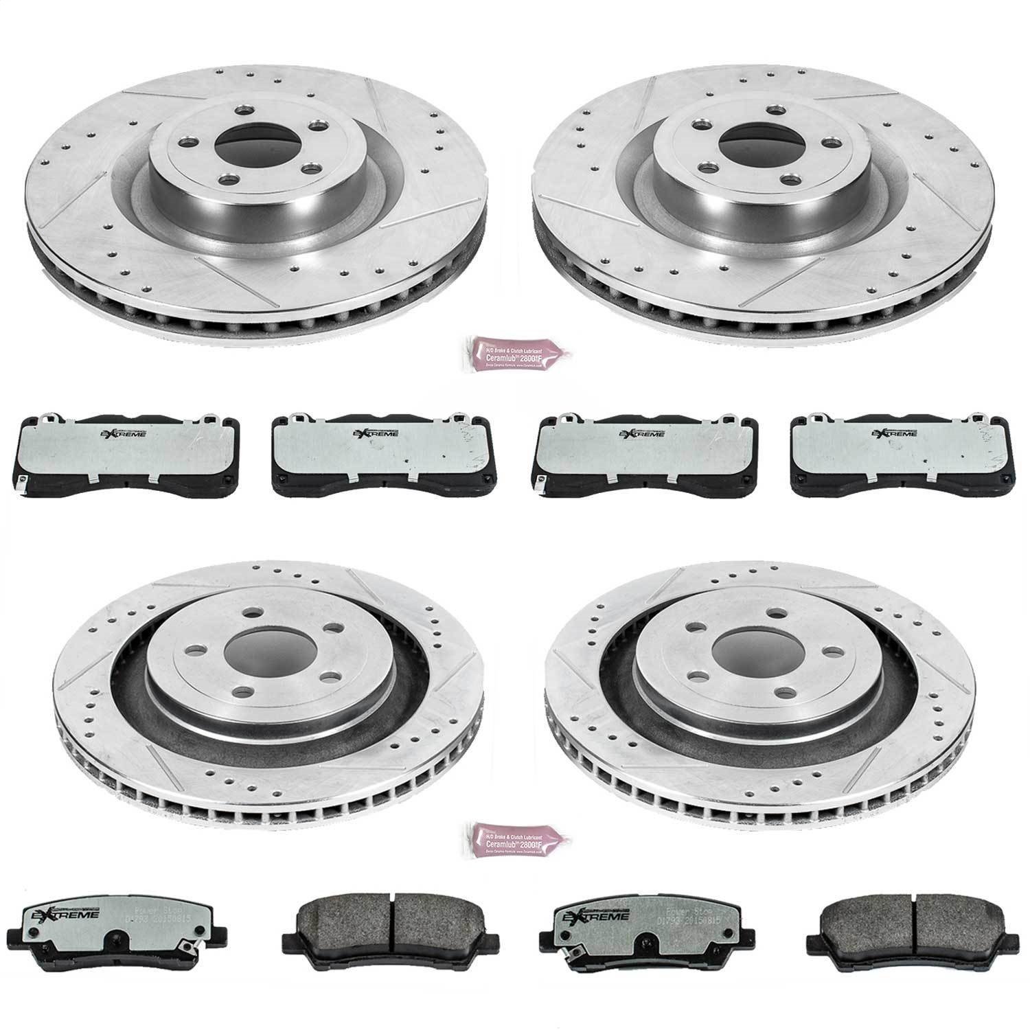 Z26 Brake Pads & Rotor Kit for Street