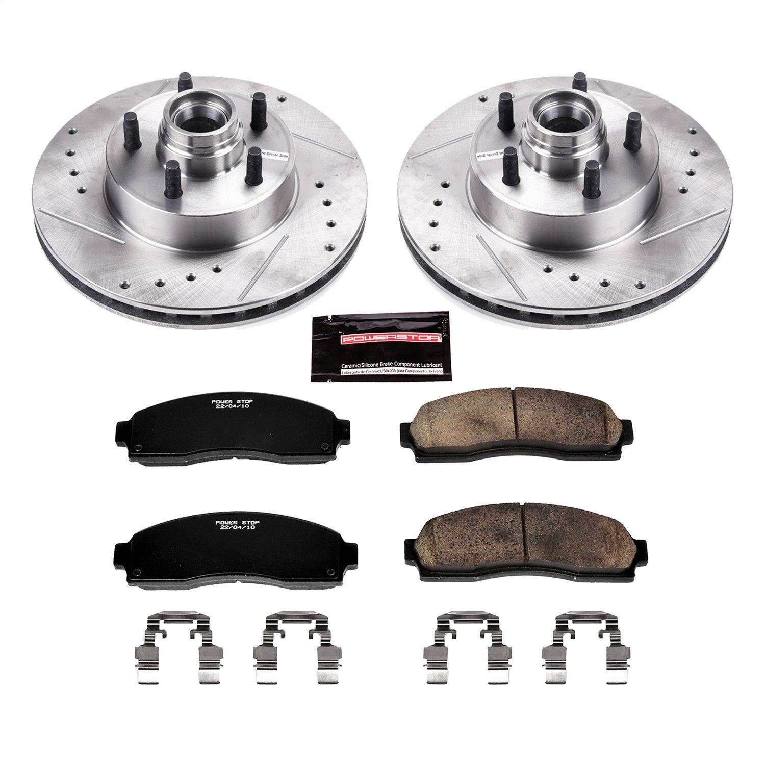 1 CLICK BRAKE KIT W/HDW Front 2010-2011 FORD