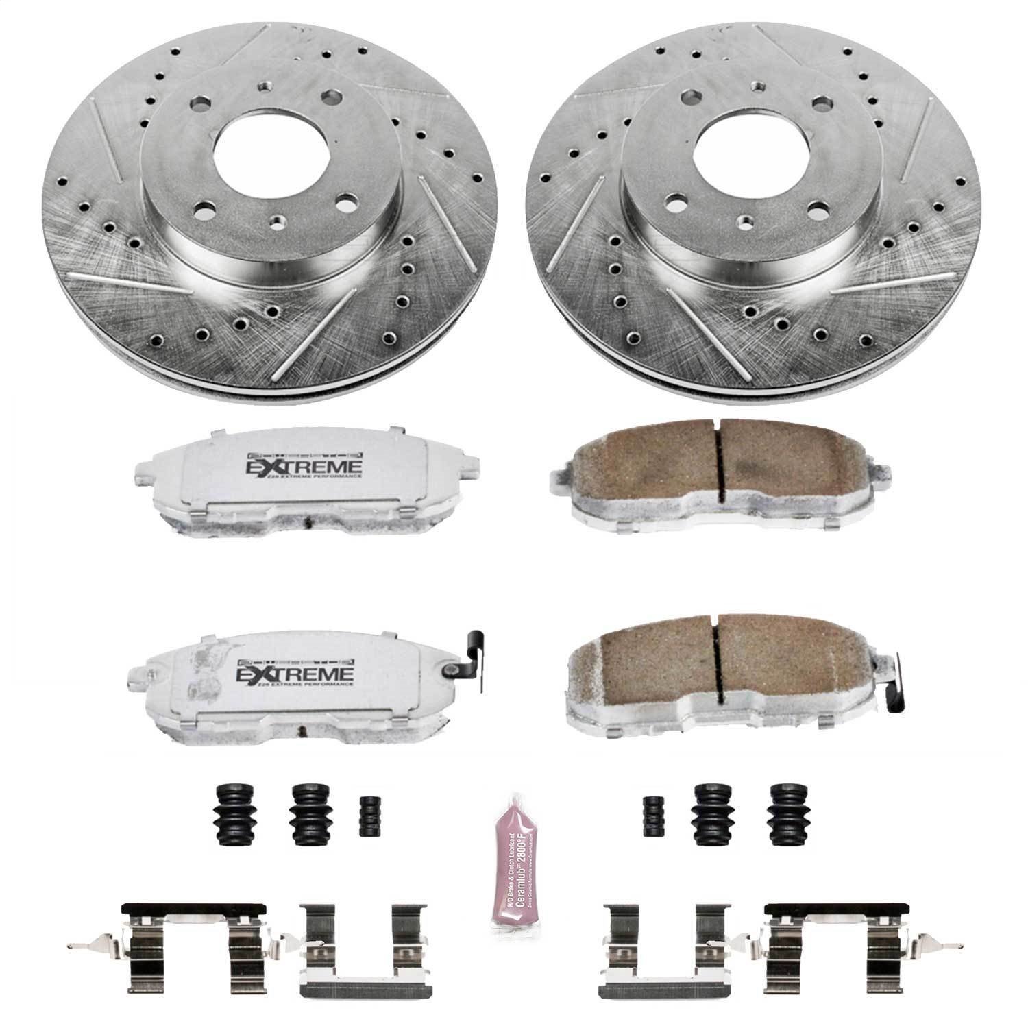 Z26 Brake Pads & Rotor Kit for Street