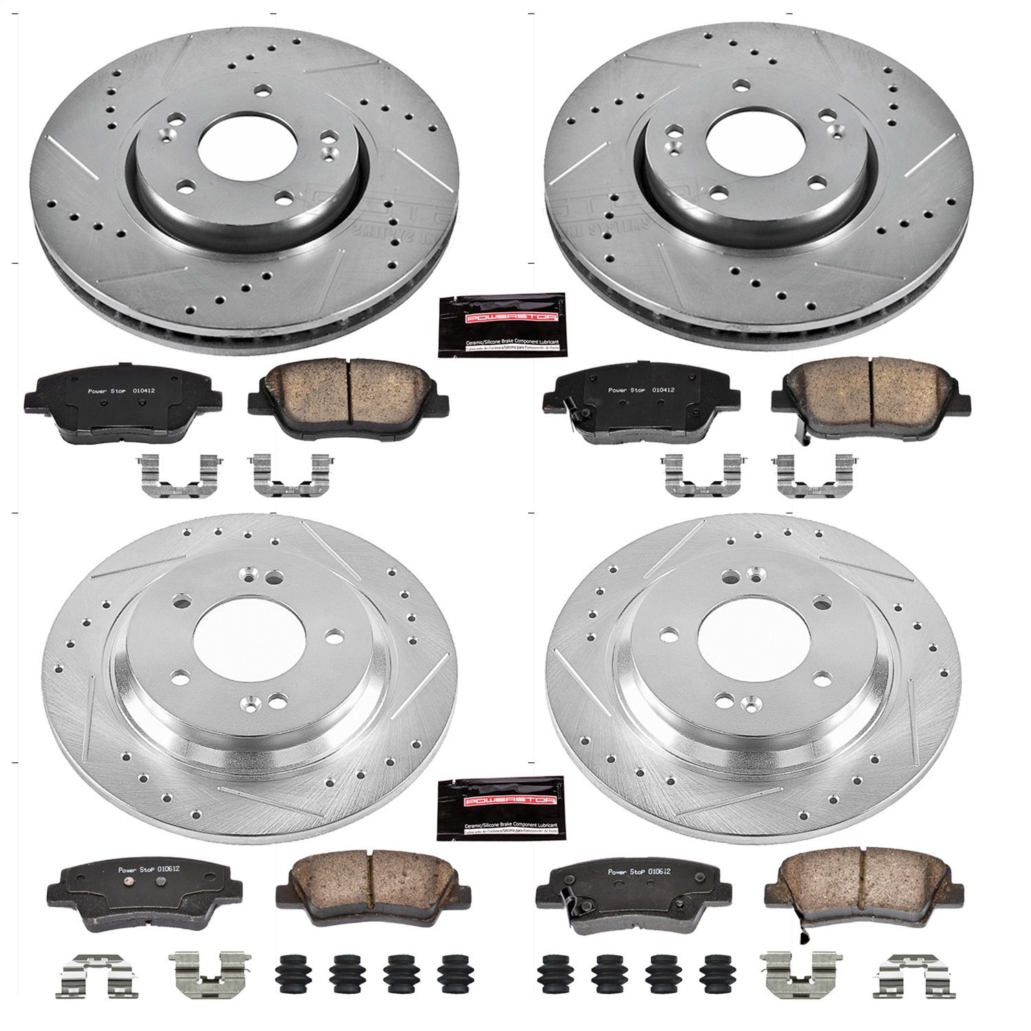 High Performance Brake Pads & Rotor Kit