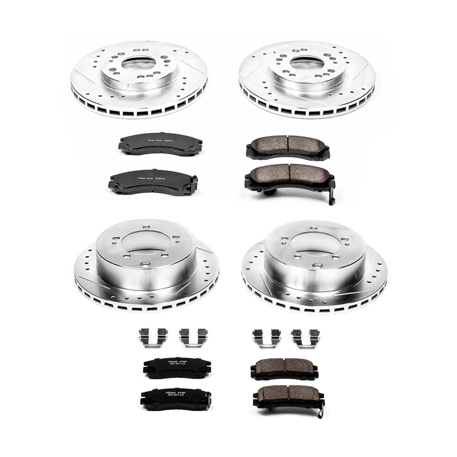 High Performance Brake Pads & Rotor Kit