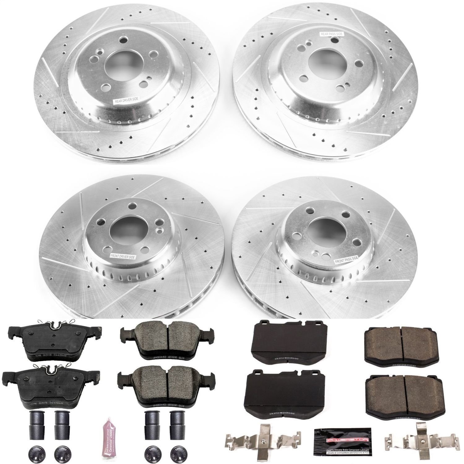 High Performance Brake Pads & Rotor Kit