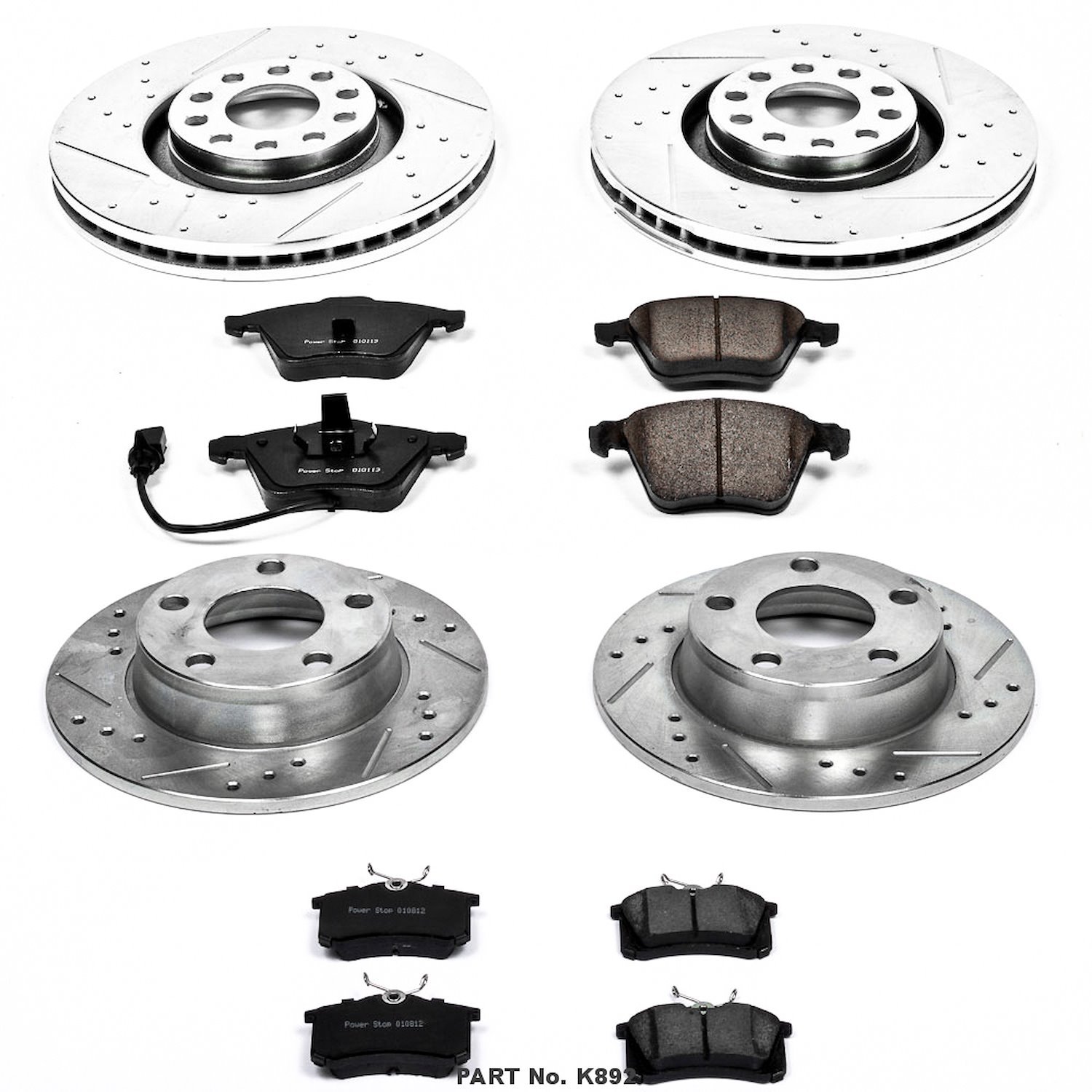 High Performance Brake Pads & Rotor Kit