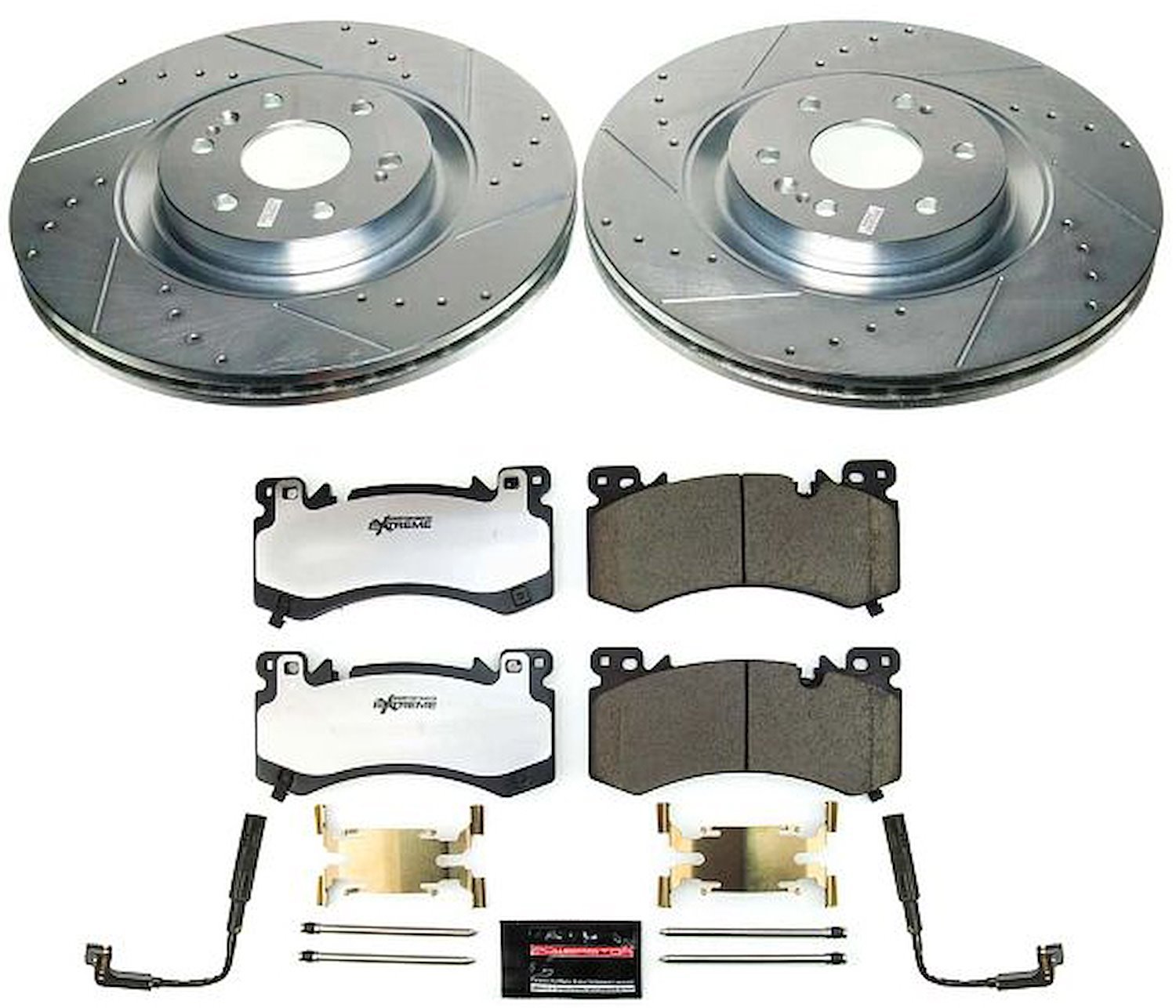 K8924-36 Z36 Front Truck and Towing Brake Pads and Rotors Kit Fits Select Chevrolet Silverado 1500, Tahoe