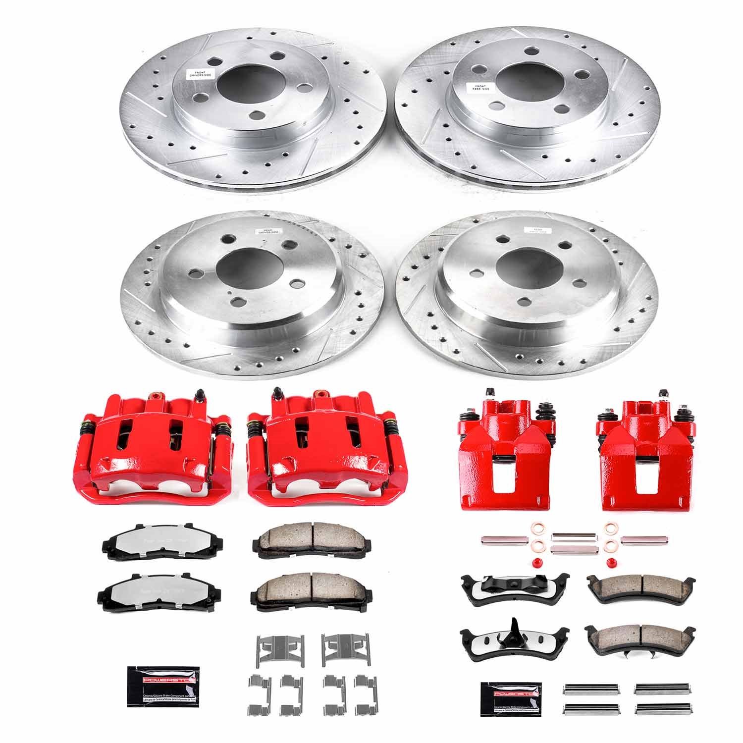 Truck and Tow Z36 Front/Rear Brake Pad, Rotor