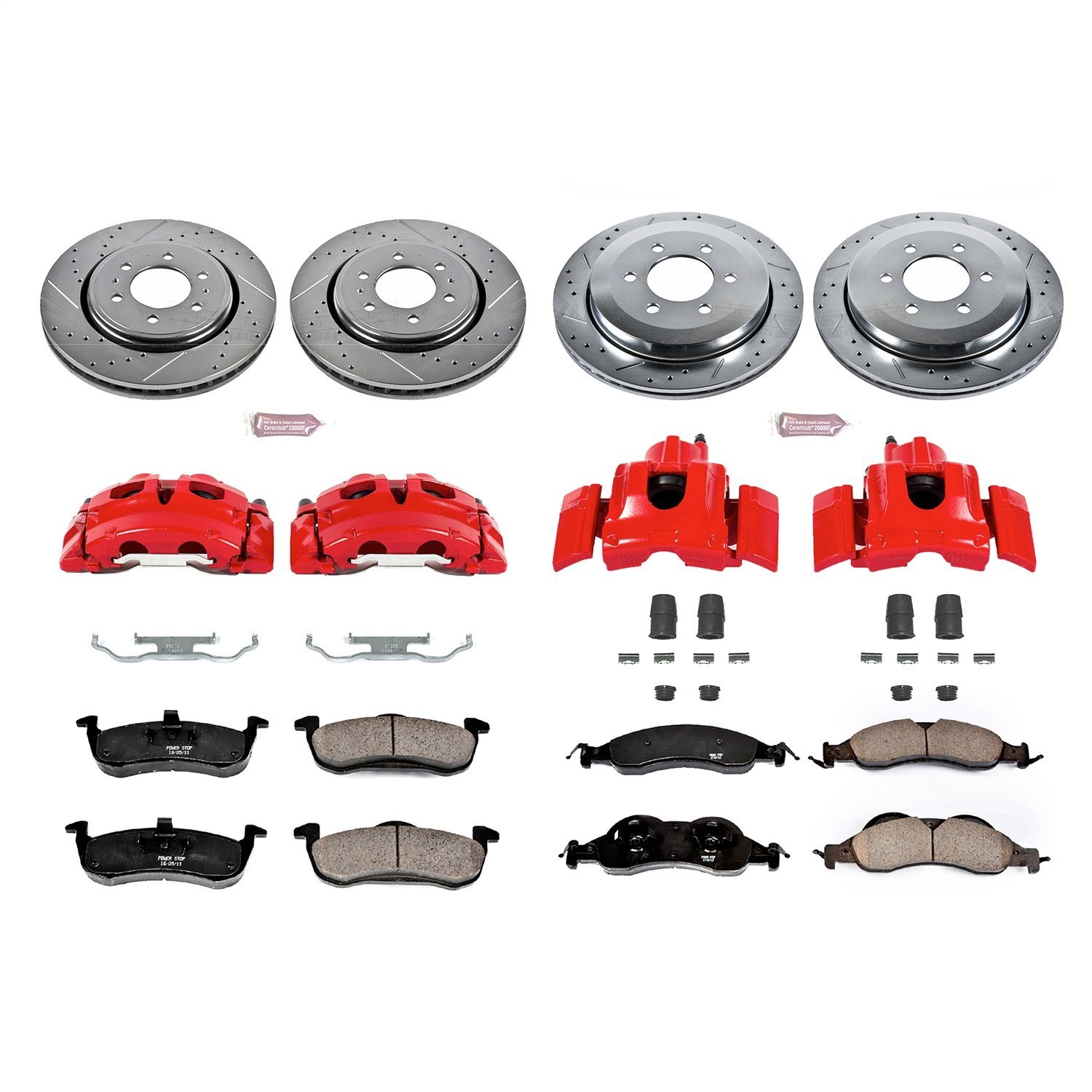 1 CLICK KIT W/CALIPERS F&R 2007-2009 FORD