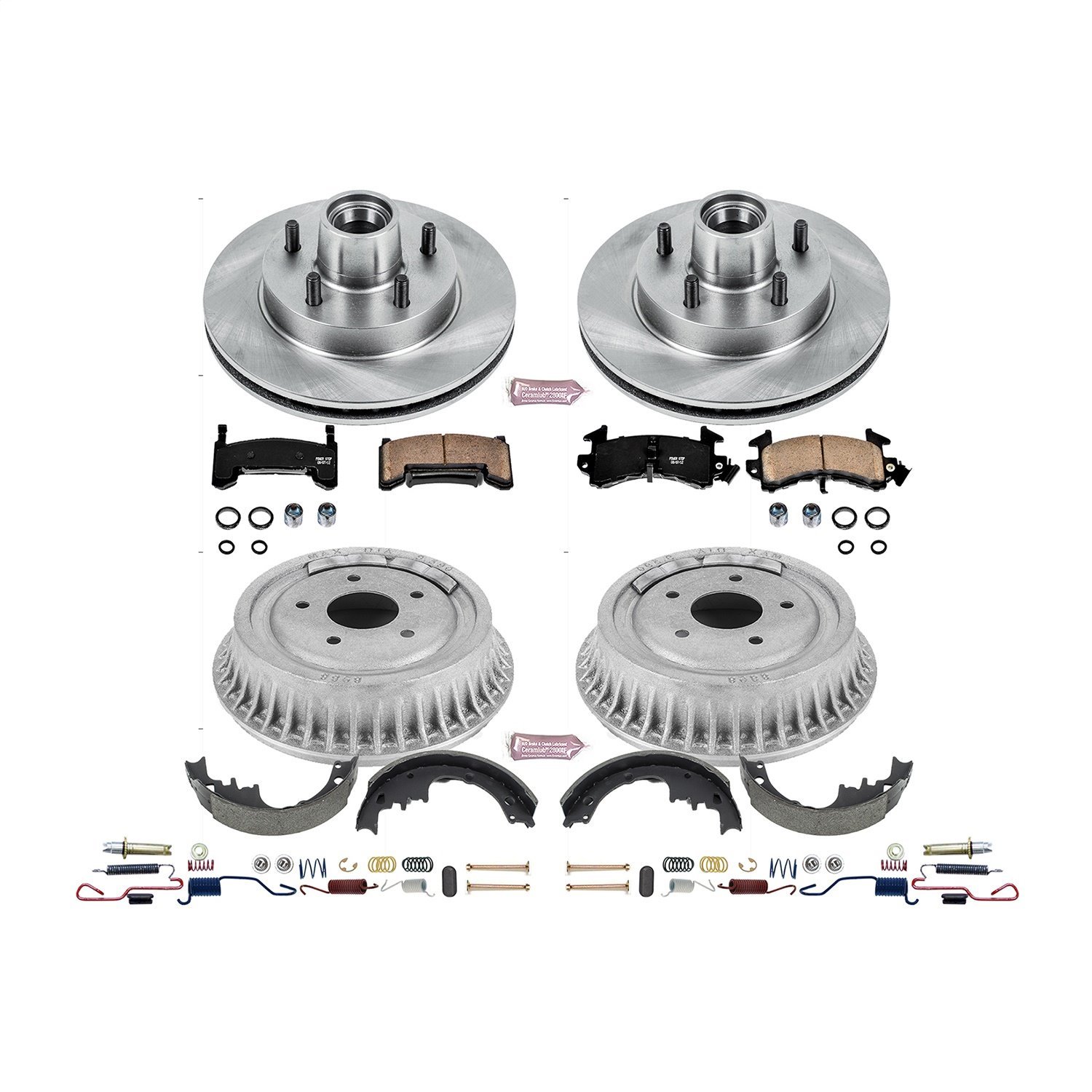 Autospecialty OE Stock Replacement 1-Click Daily Driver Brake Kit