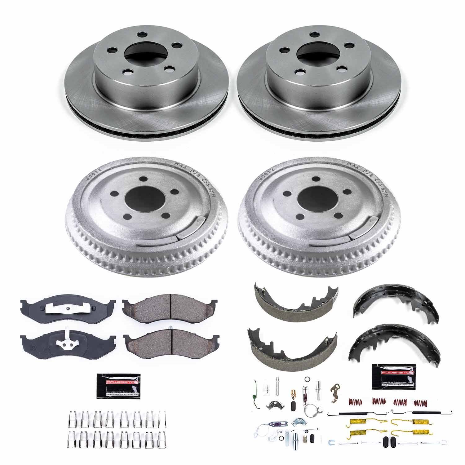 Autospecialty OE Stock Replacement 1-Click Daily Driver Brake Kit