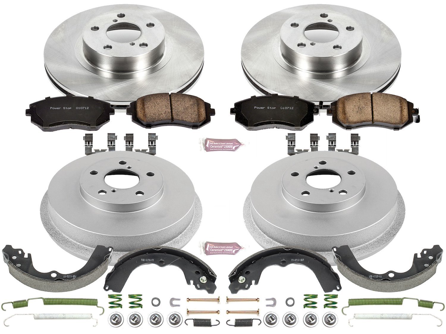 Autospecialty OE Stock Replacement 1-Click Daily Driver Brake Kit