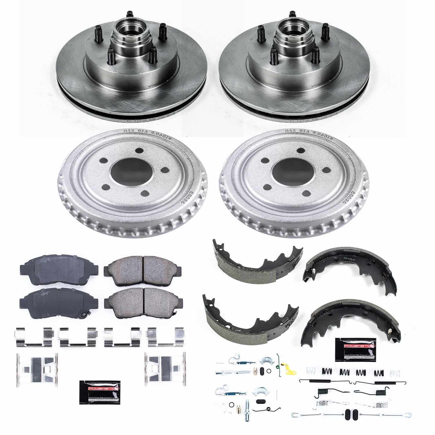 Autospecialty OE Stock Replacement 1-Click Daily Driver Brake Kit