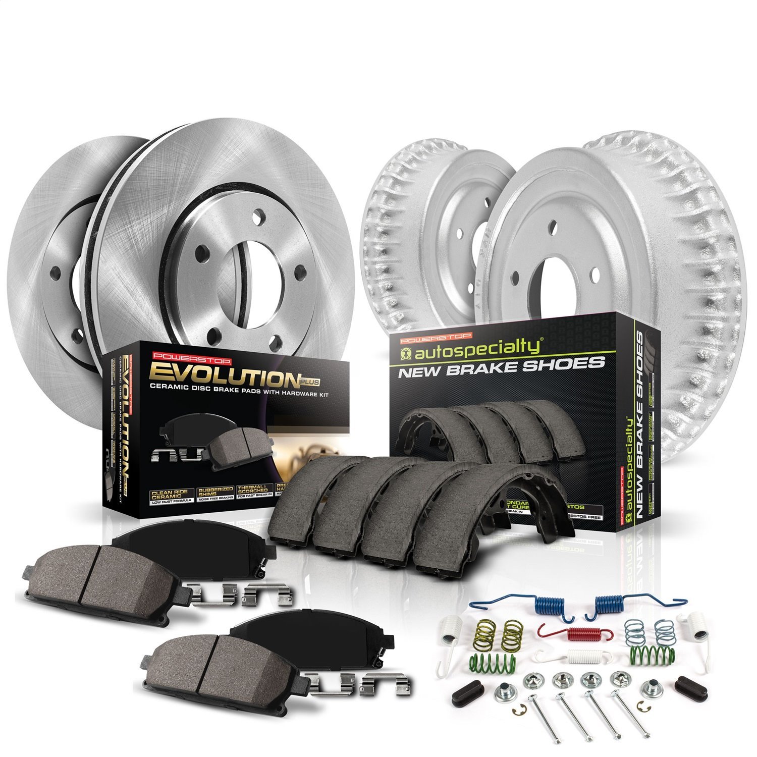 Autospecialty OE Stock Replacement 1-Click Daily Driver Brake Kit