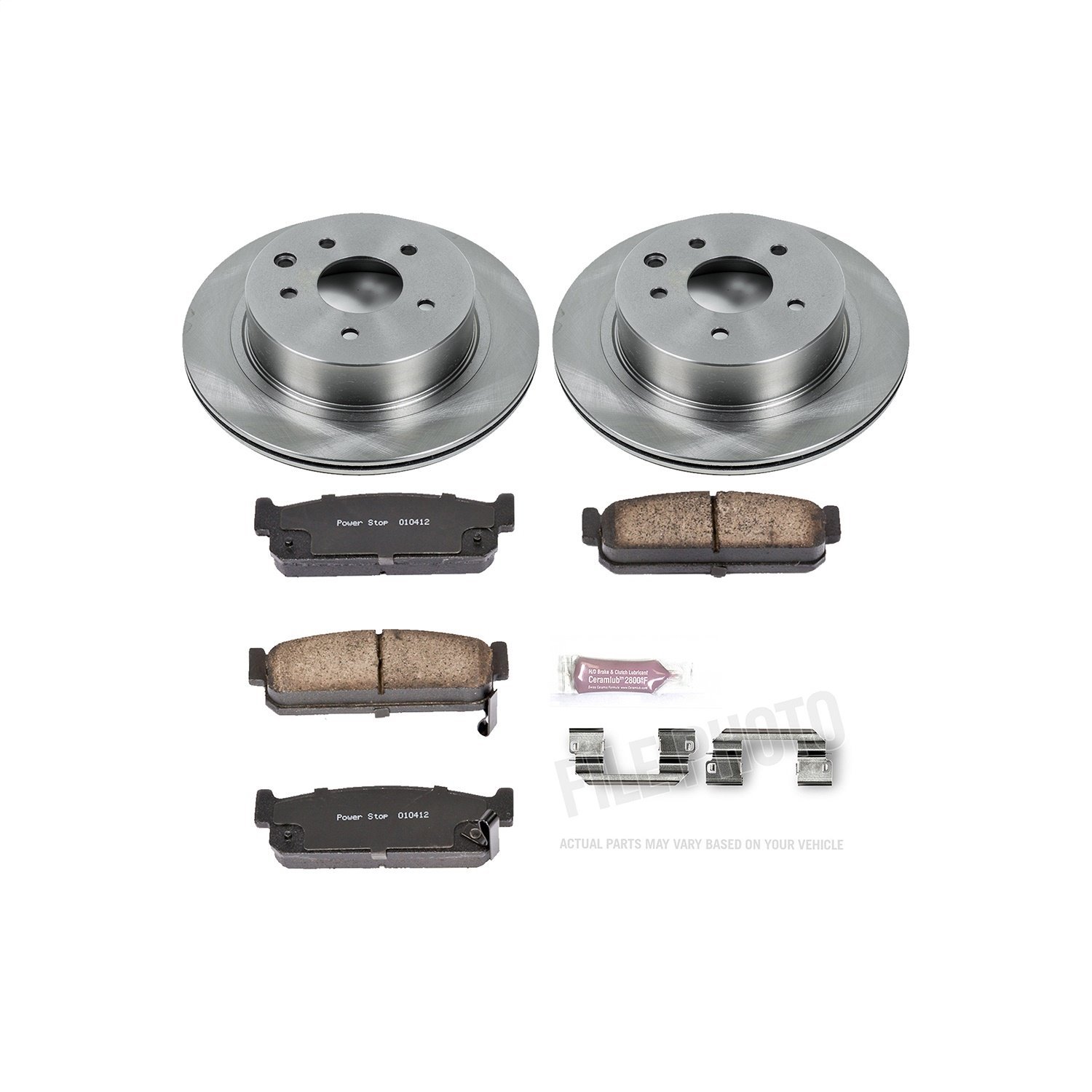 1-Click Daily Driver Brake Kits Rear OE Replacement