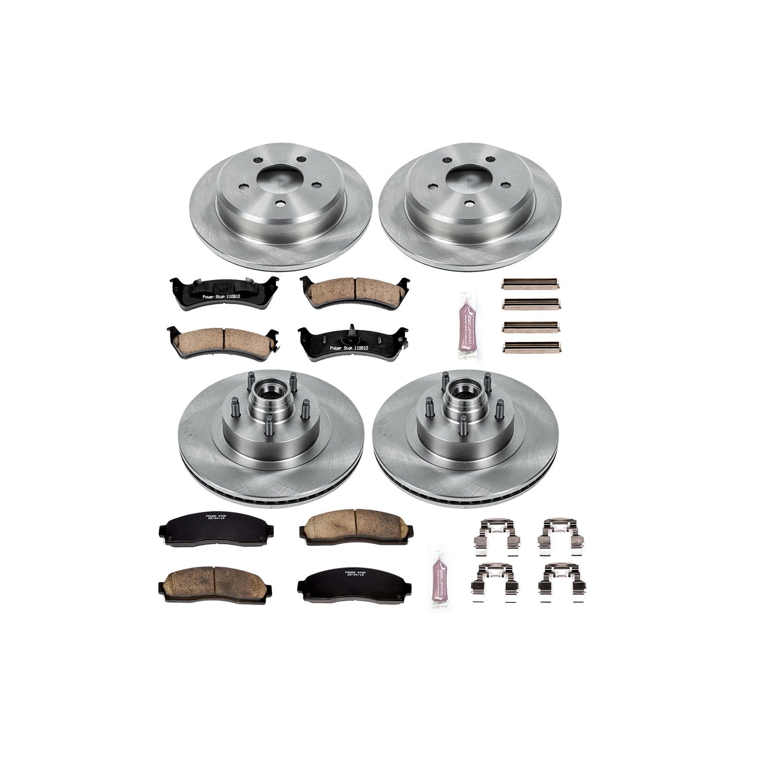 Autospecialty By Power Stop 1-Click Daily Driver Brake Kits