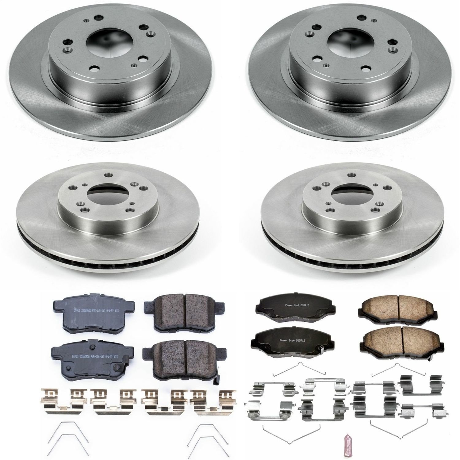 Autospecialty By Power Stop 1-Click Daily Driver Brake Kits