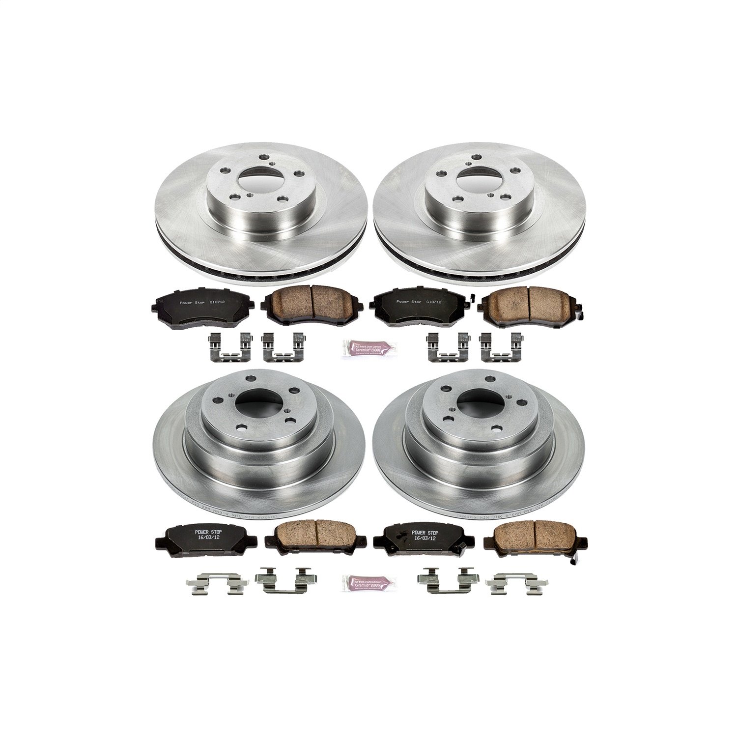 Autospecialty By Power Stop 1-Click Daily Driver Brake Kits