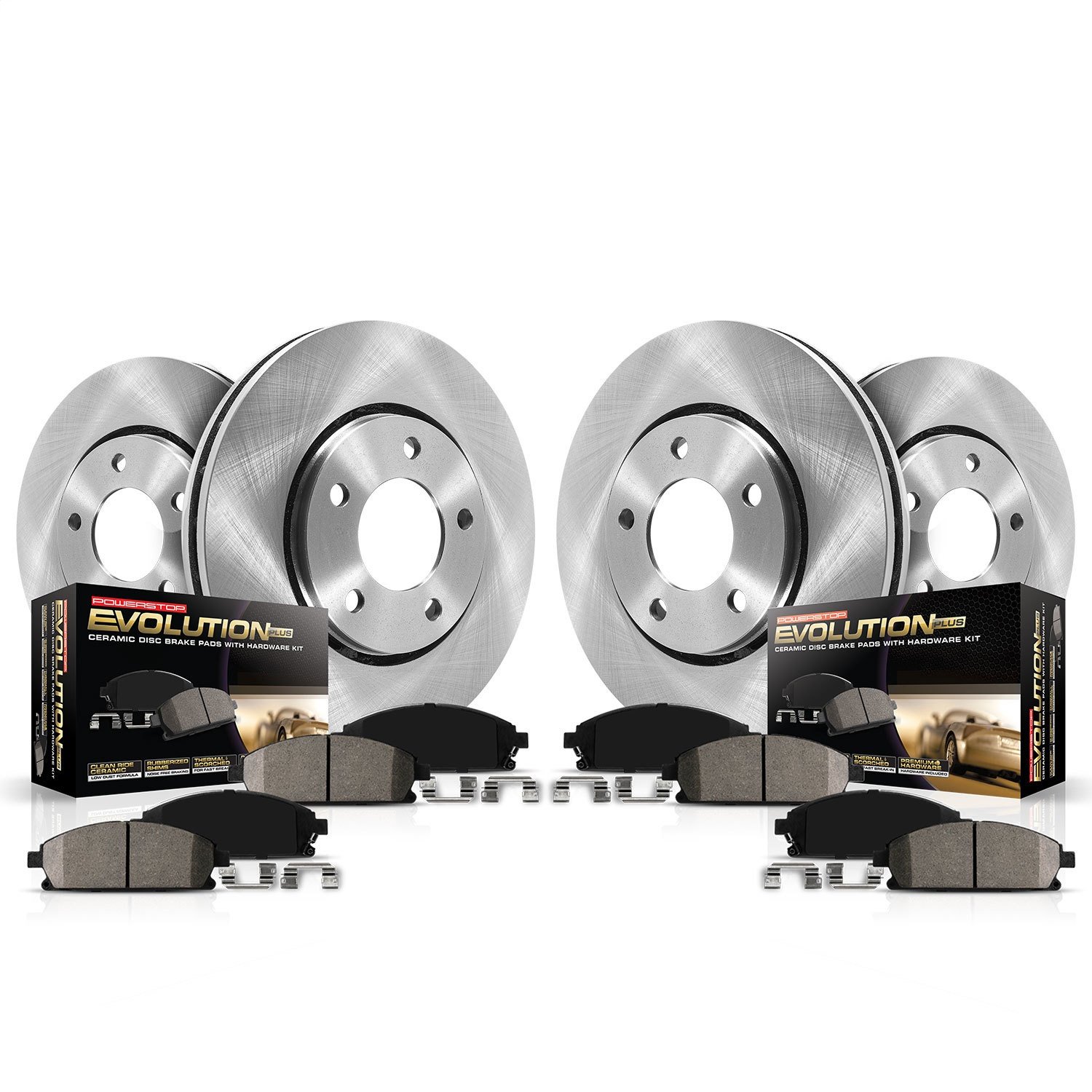 Autospecialty OE Stock Replacement 1-Click Daily Driver Brake Kit