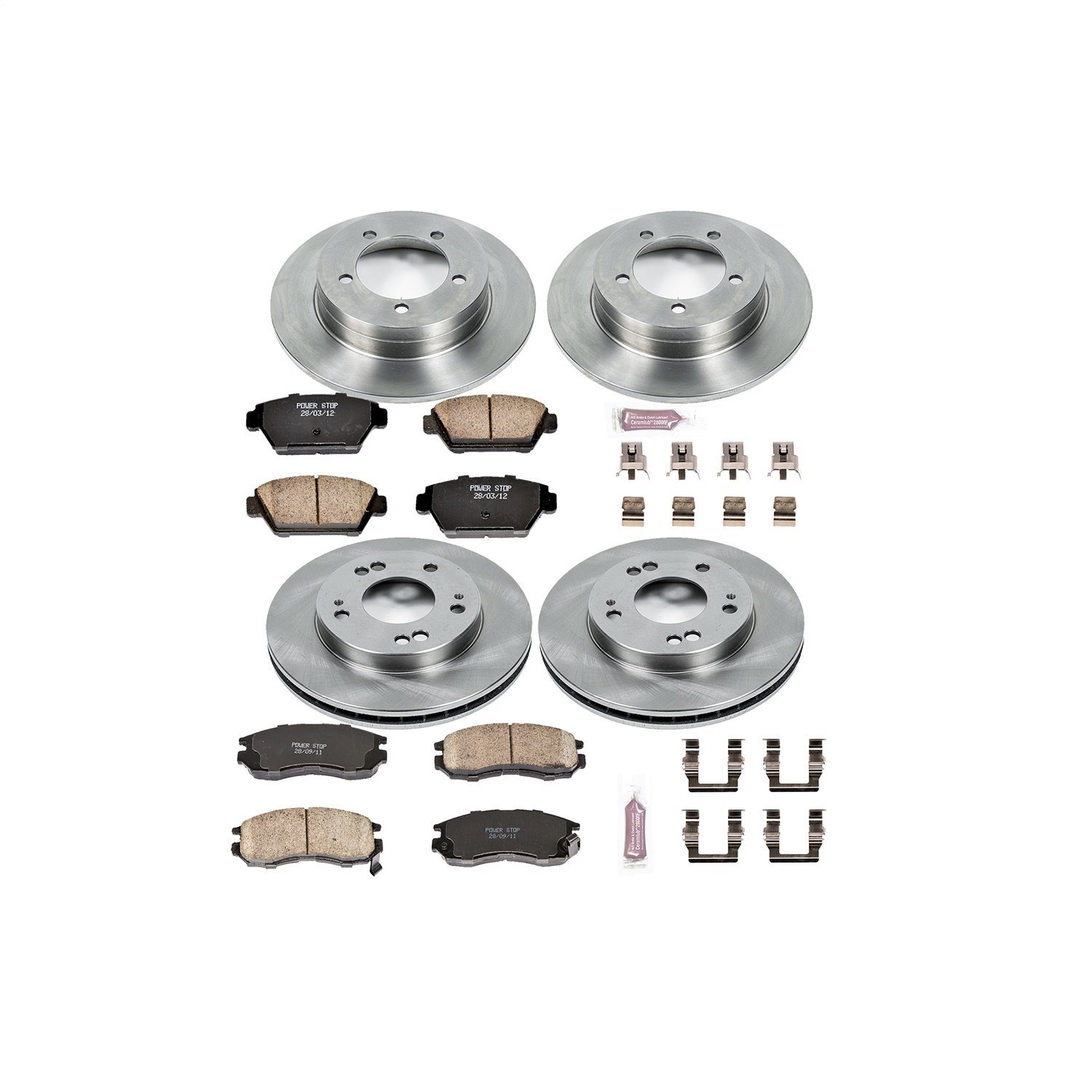 Autospecialty By Power Stop 1-Click Daily Driver Brake Kits