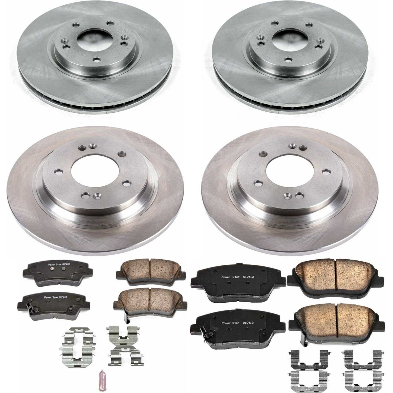 Autospecialty OE Stock Replacement 1-Click Daily Driver Brake Kit