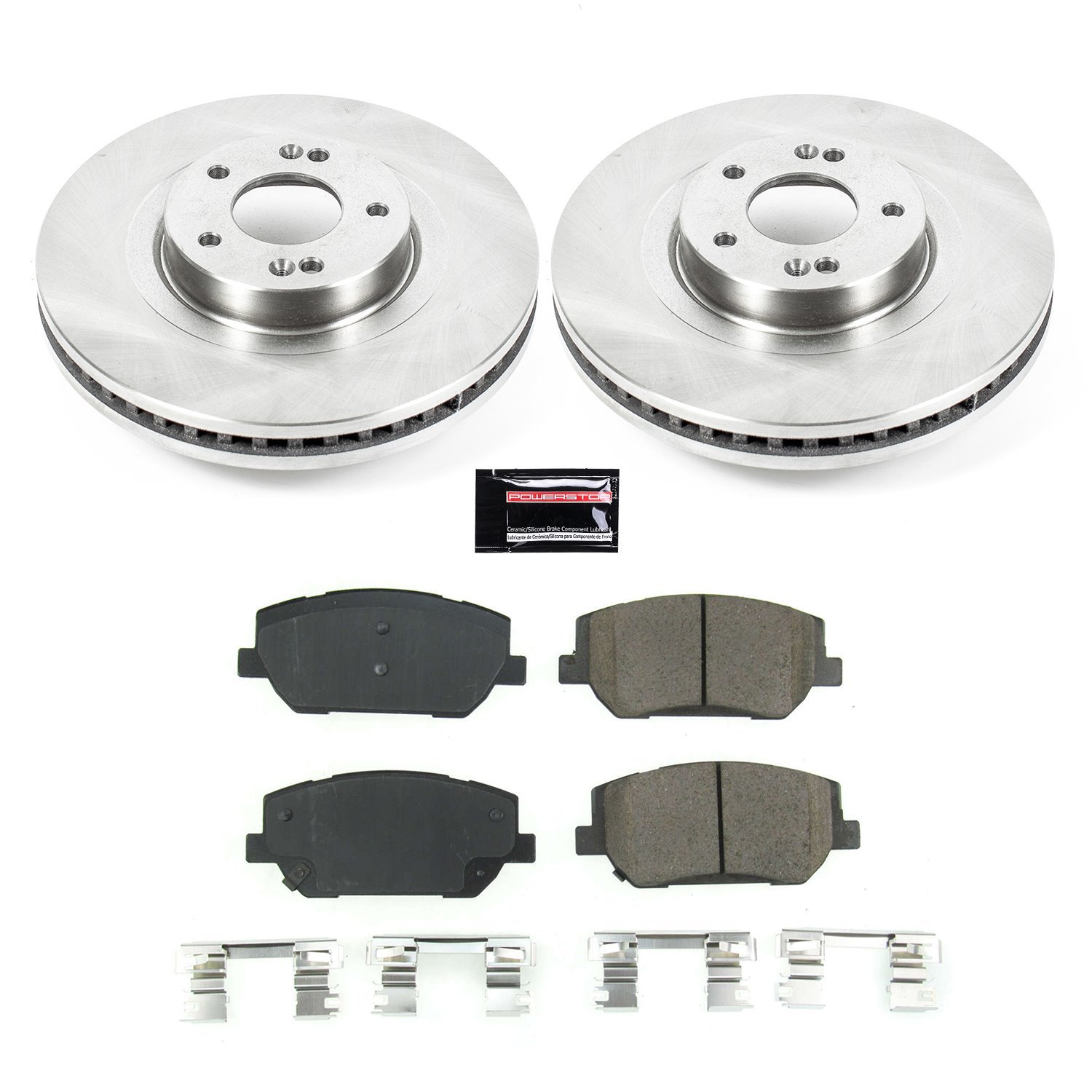 Z17 Stock Replacement Front Brake Pads and Rotors