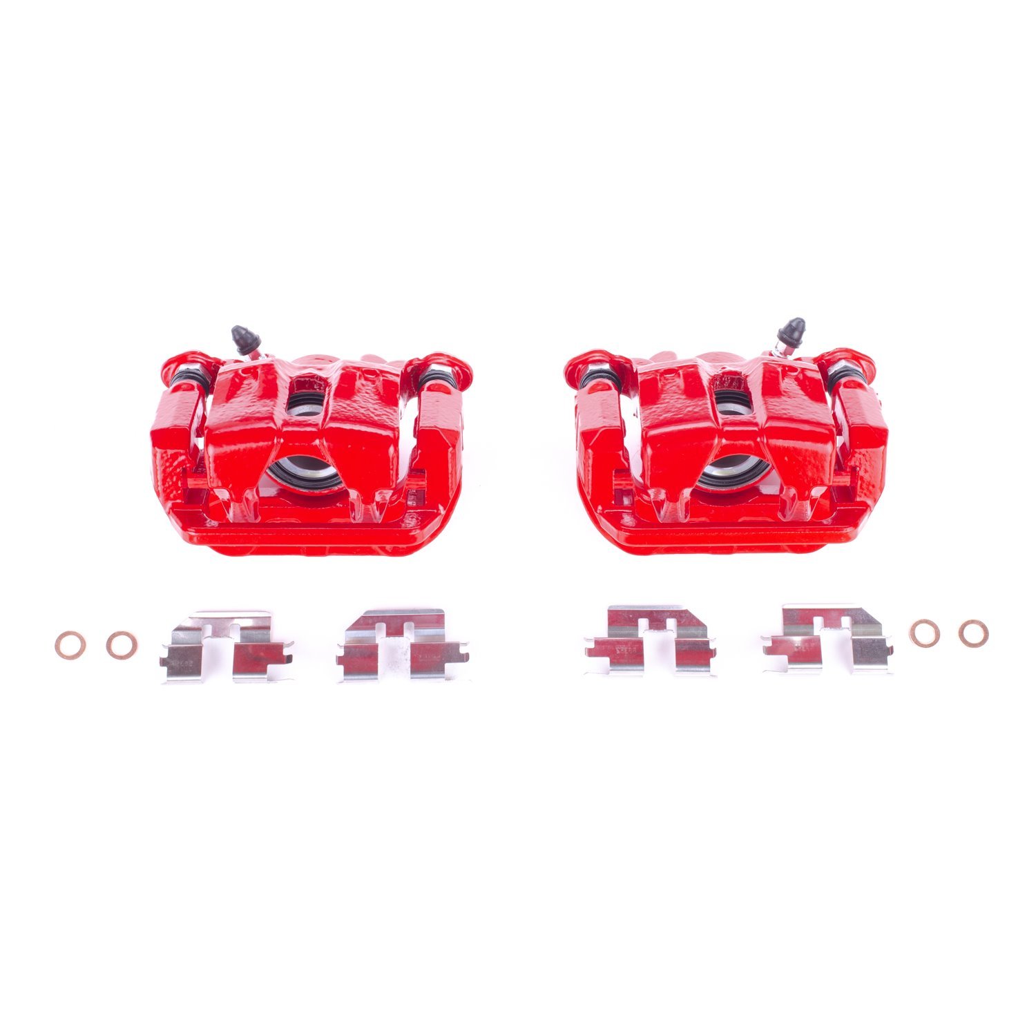 S2928A Performance Rear Brake Calipers 2006-2014 Honda Ridgeline [Red Powder-Coat]