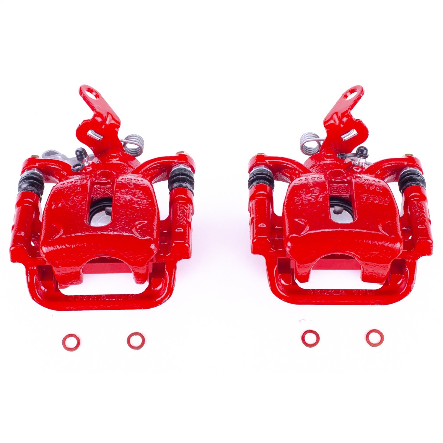 RED CALIPER PAIR W/ BRKT