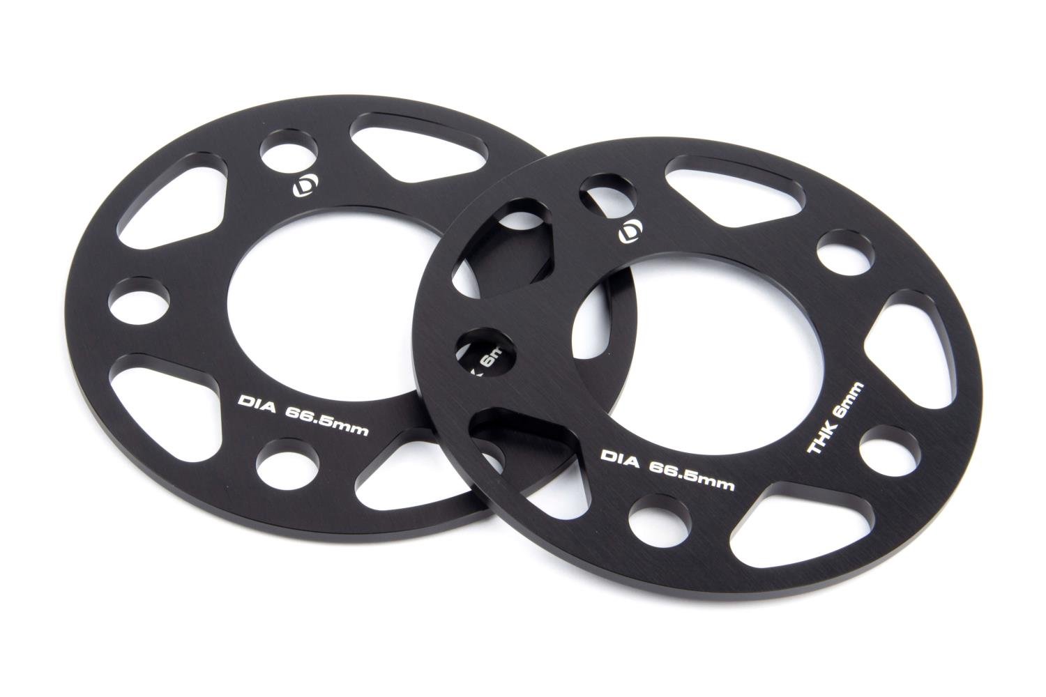 Machined Aluminum Wheel Spacers [6 mm Thick] for