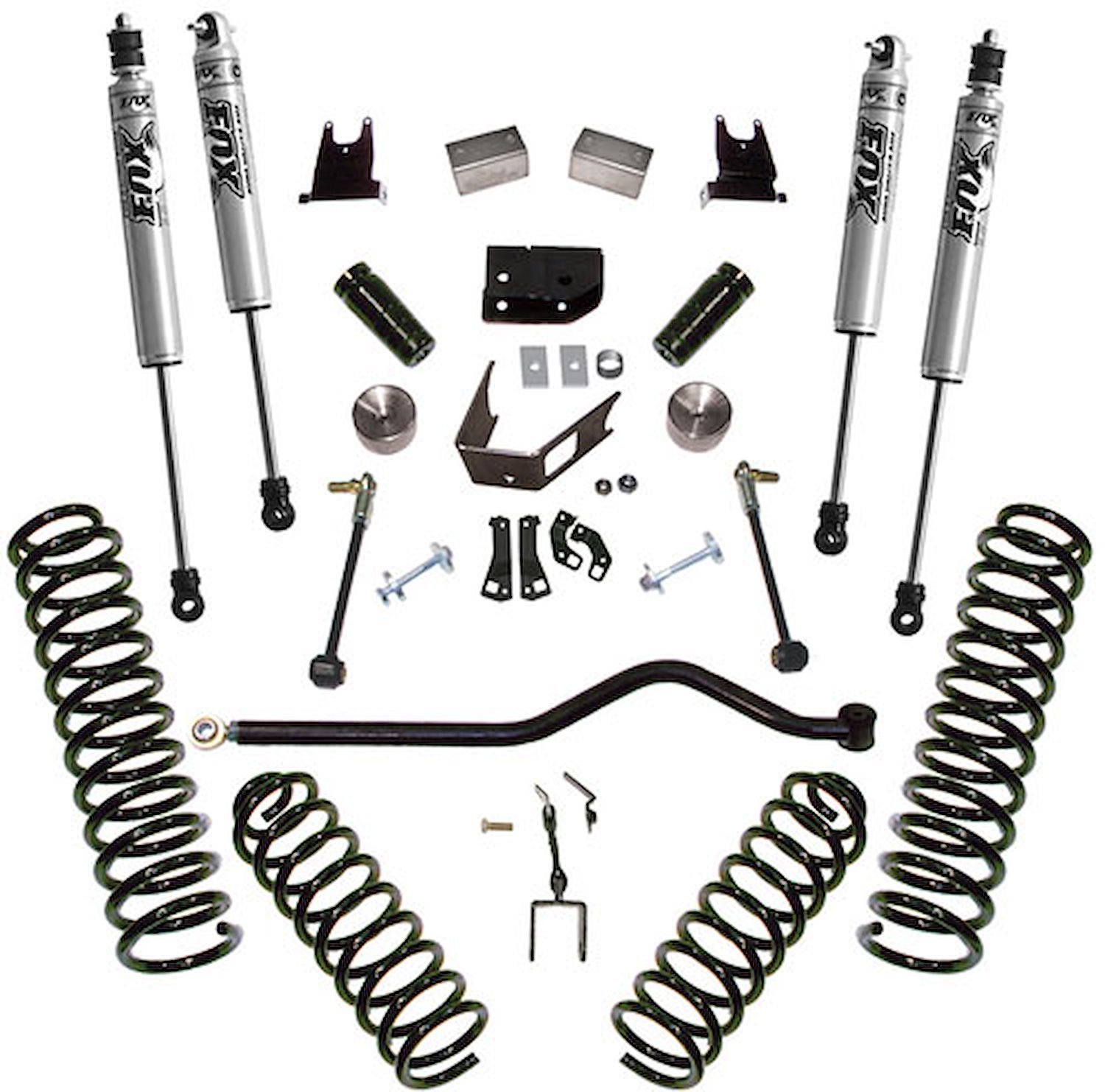 K927F Front and Rear Suspension Lift Kit, Lift Amount: 4 in. Front/4 in. Rear