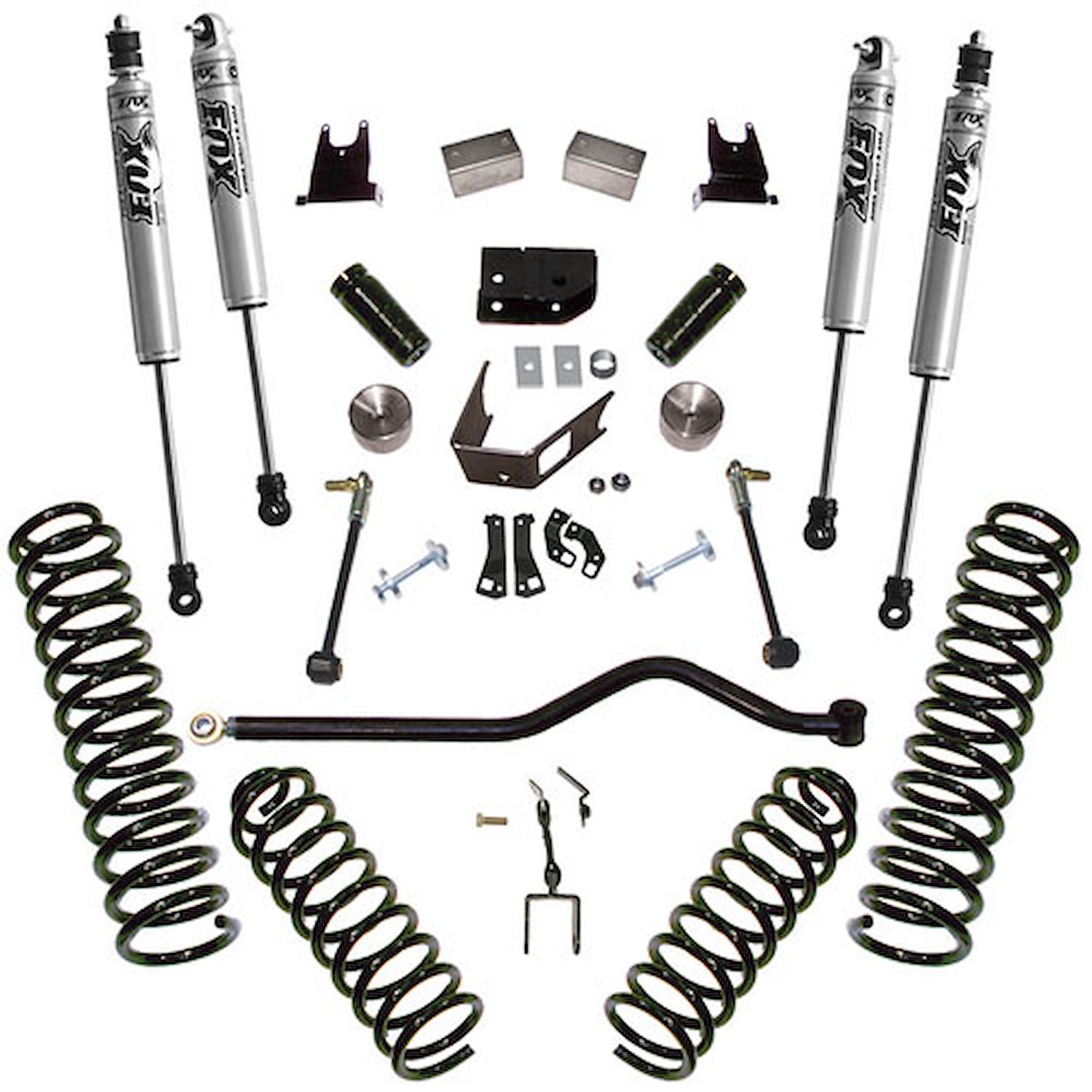 K928F Front and Rear Suspension Lift Kit, Lift Amount: 4 in. Front/4 in. Rear