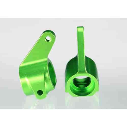 Front Steering Blocks Green Anodized 6061-T6 Aluminum