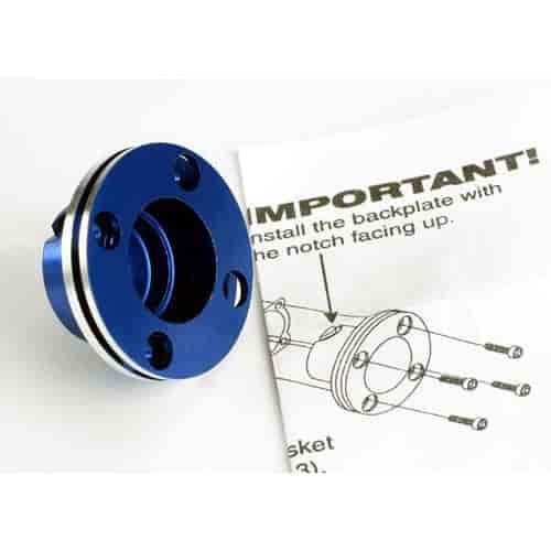 Backplate machined aluminum blue-anodized requires electric bump starter not for use with Nitro Stampede