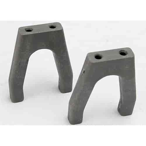 Brake & Throttle Servo Mounts Grey Plastic