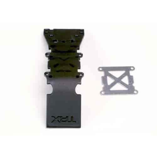 Front Skidplate Black Hardened Plastic