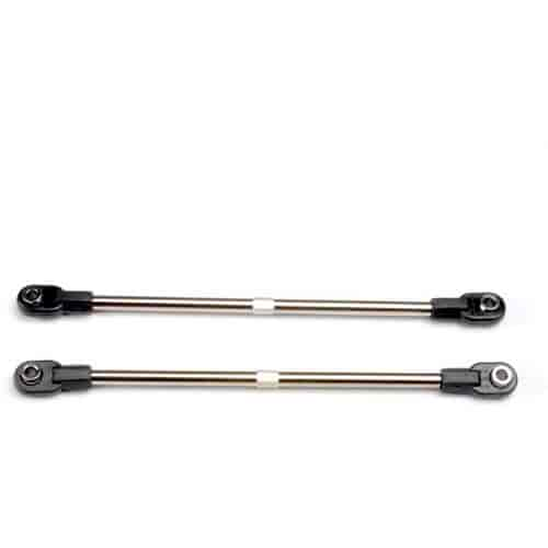 Turnbuckles 106mm front tie rods 2 includes installed rod ends and hollow ball connectors