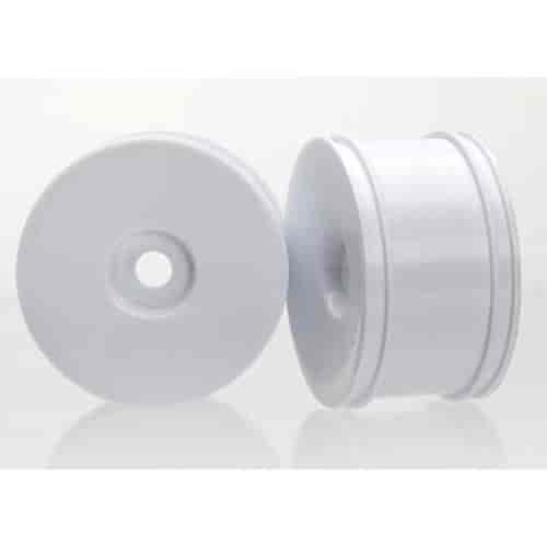 Front Dished Wheels Dyeable White Nylon