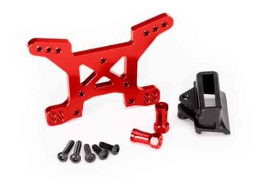 Front Aluminum Shock Tower - Red