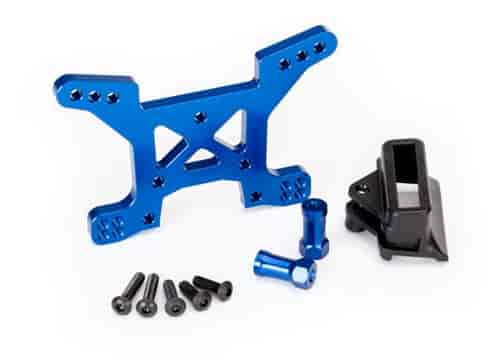 Front Aluminum Shock Tower - Blue