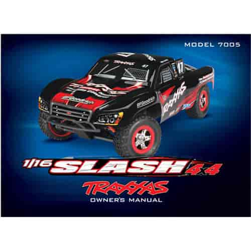 Owners manual 1/16 Slash 4WD model 7005