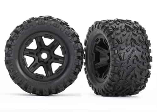 E-Revo VXL Wheels and Tires Black