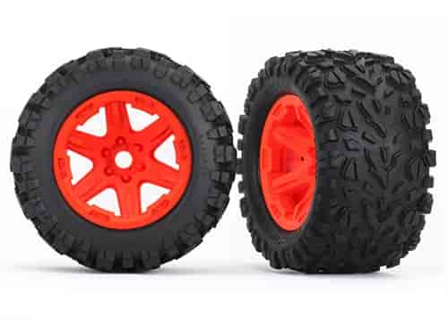 E-Revo VXL Wheels and Tires Orange