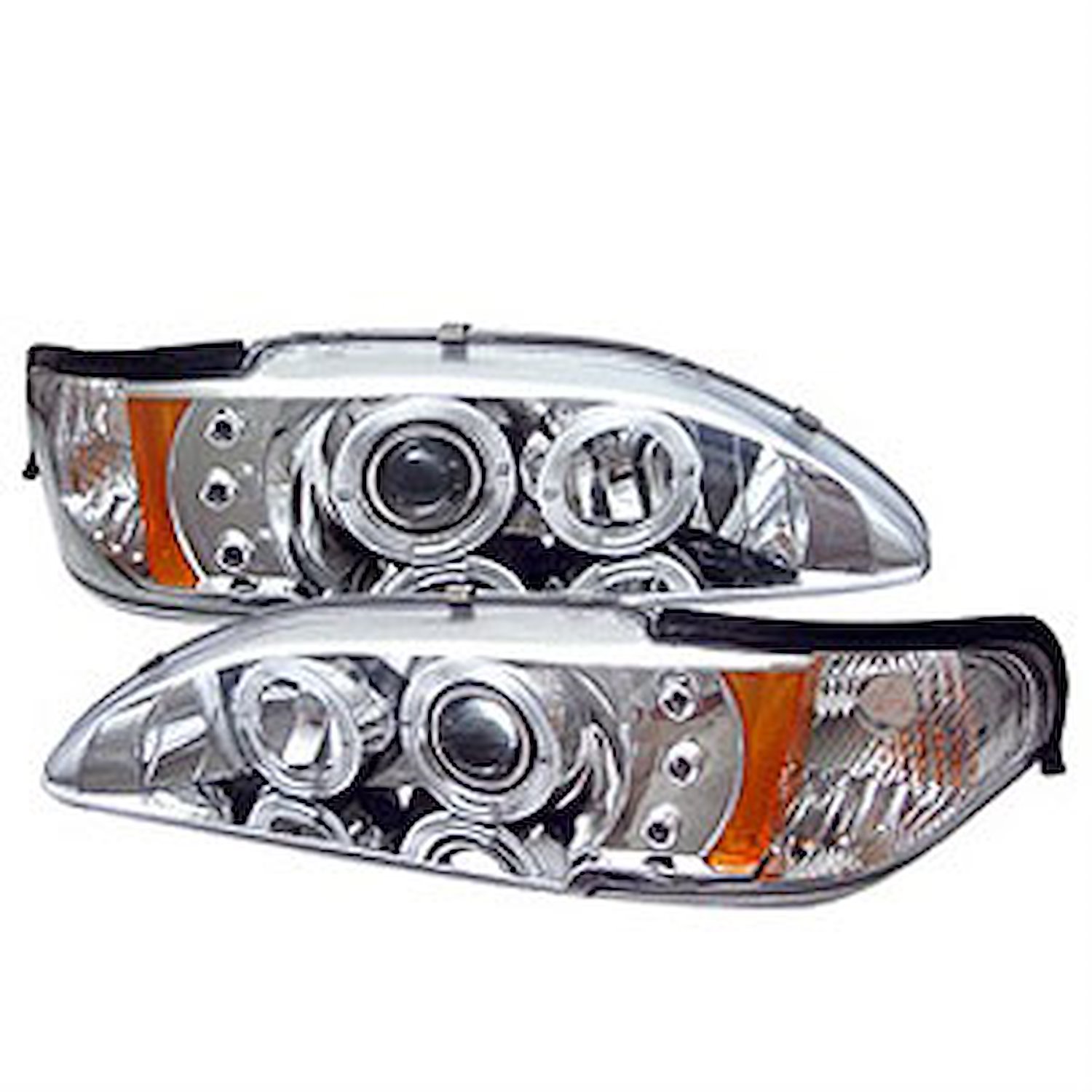 Halo LED Projector Headlights 1994-1998 Ford Mustang