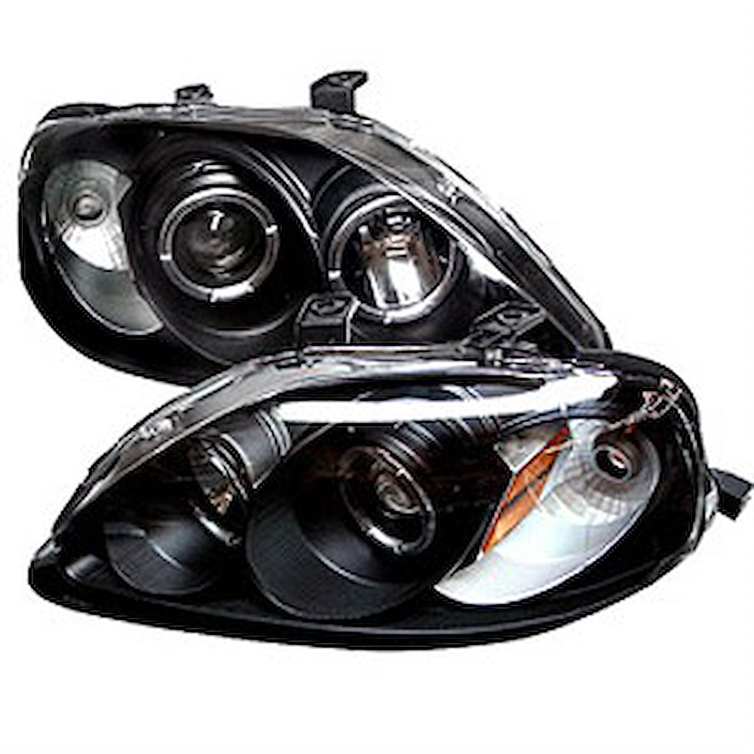 Halo LED Projector Headlights 1999-2000 Honda Civic