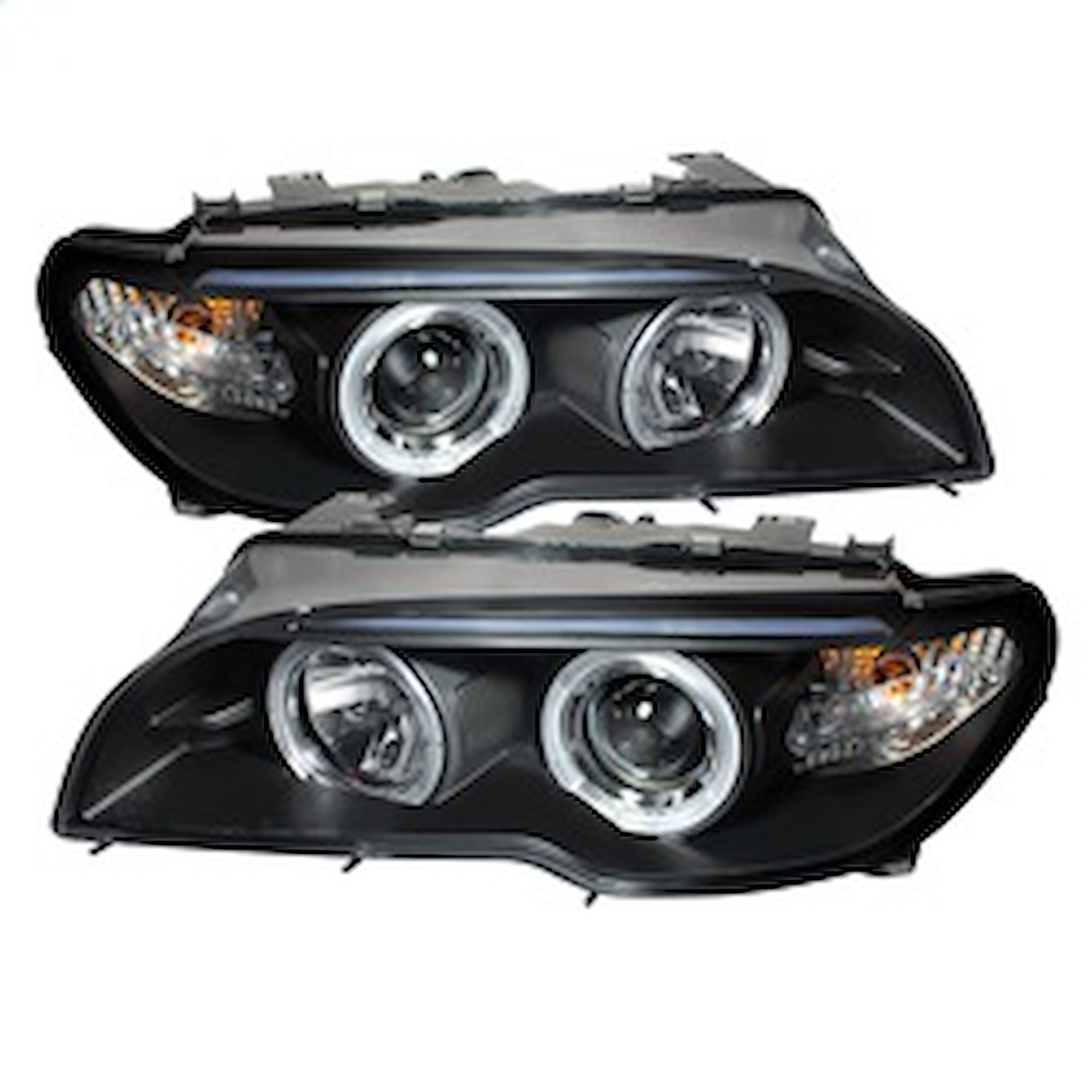 Halo LED Projector Headlights 2004-2006 BMW E46 3-Series