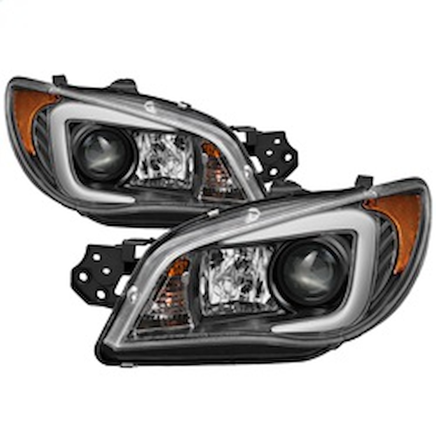 Light Bar DRL Projector Headlights 2006-2007 Subaru Impreza WRX