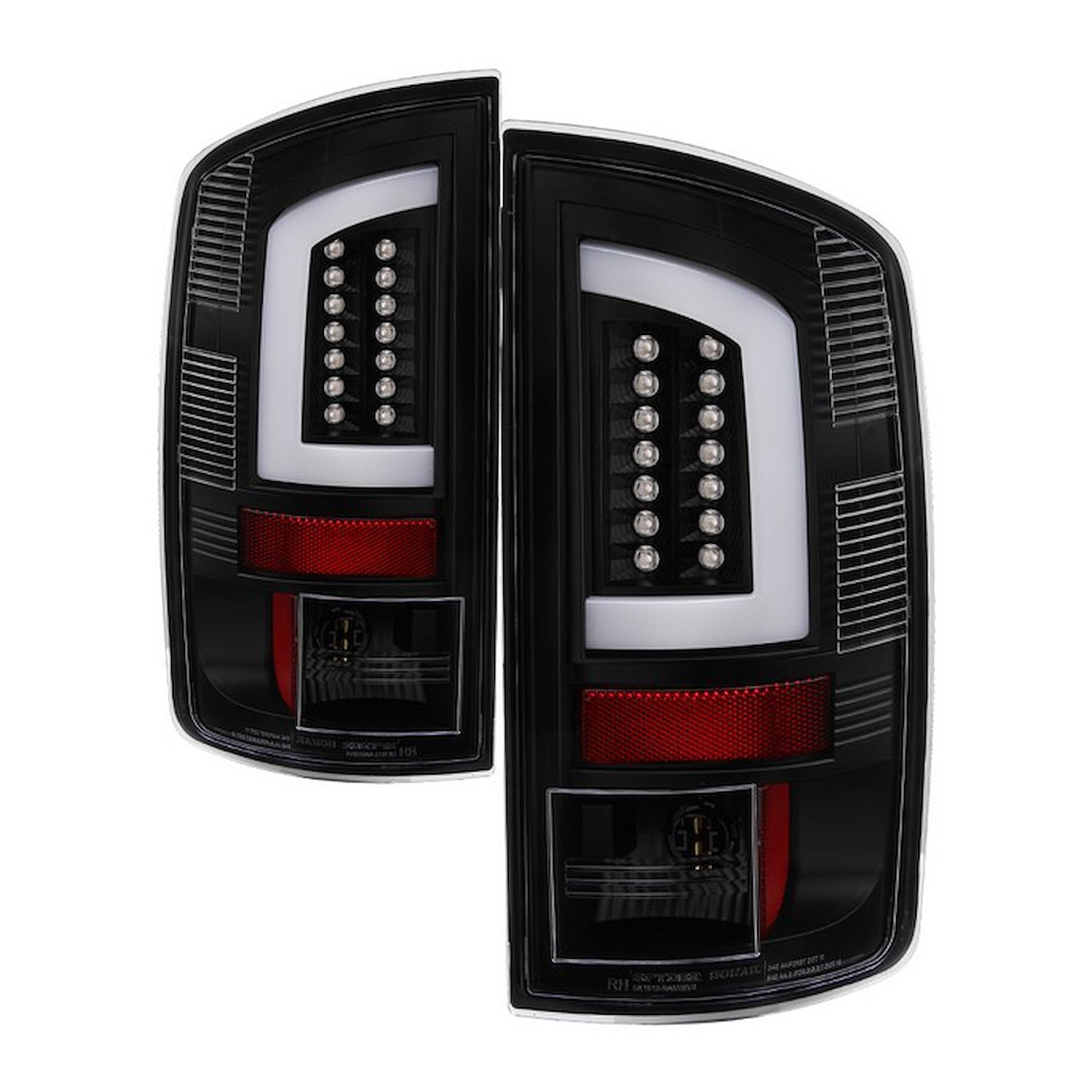 Light Bar LED Tail Lights 2007-2009 Dodge Ram