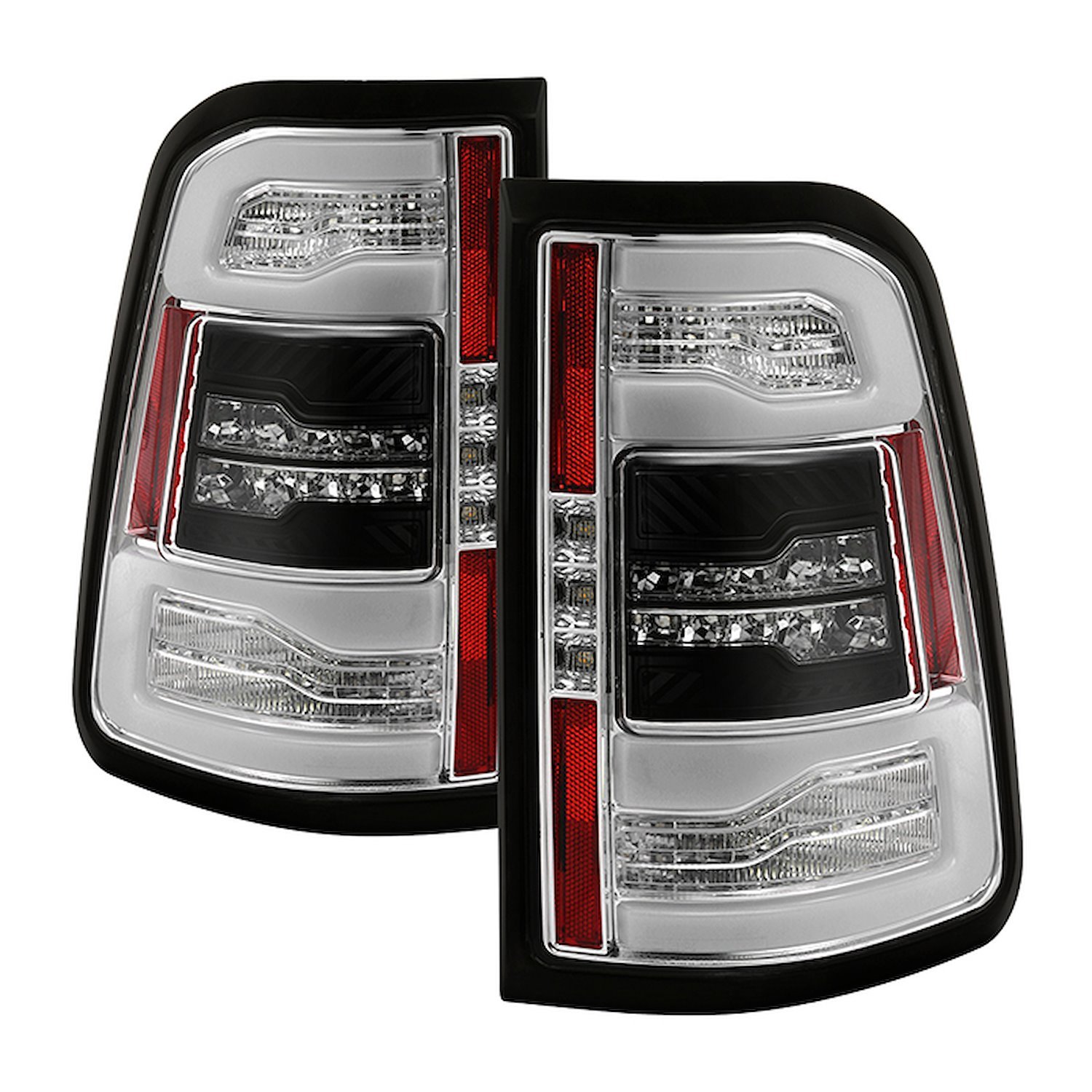 LED Tail Lights for 2019-2020 Dodge Ram 1500, Chrome